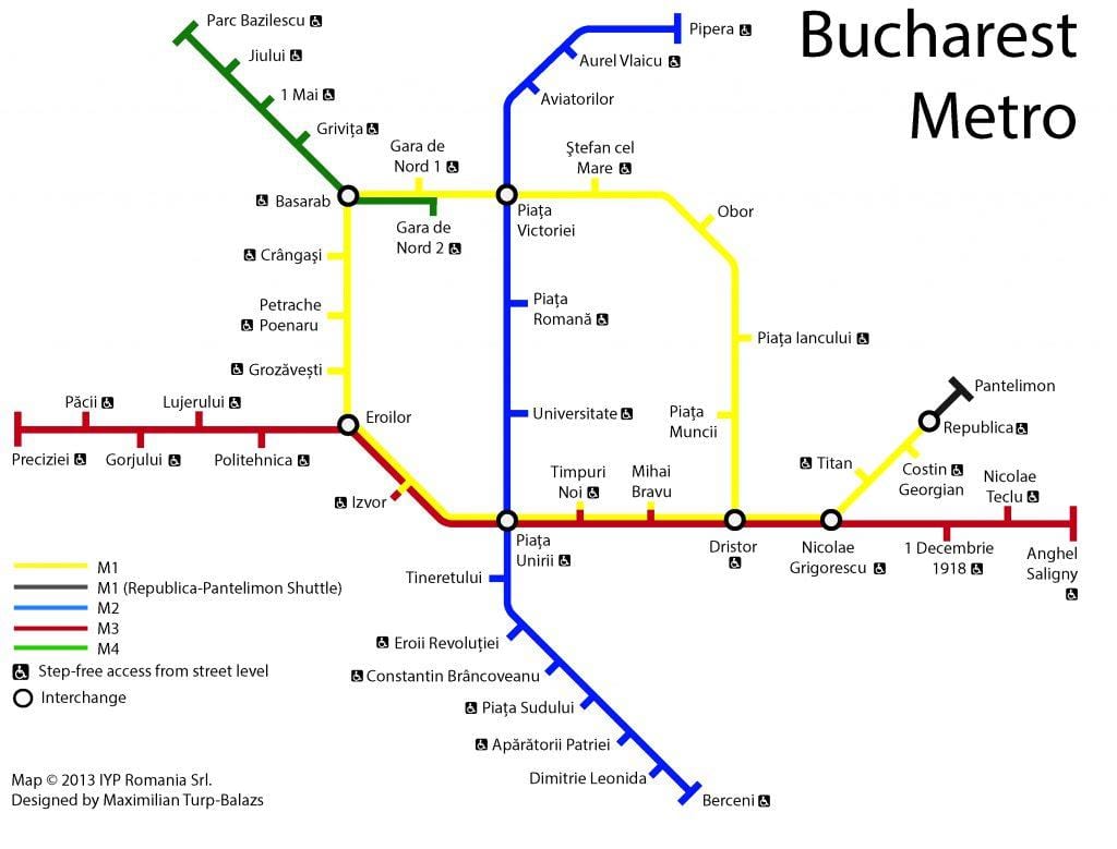 Harta bucuresti transport public 