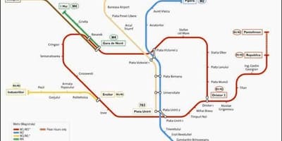 Harta bucuresti cu autobuzul 