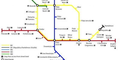 Harta bucuresti transport public 