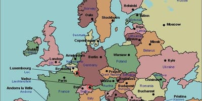 Harta bucuresti europa