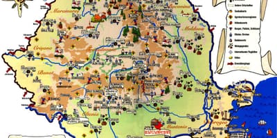 Bucuresti harta obiectivelor turistice