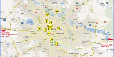 Harta bucuresti 