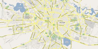 Bucarest hartă